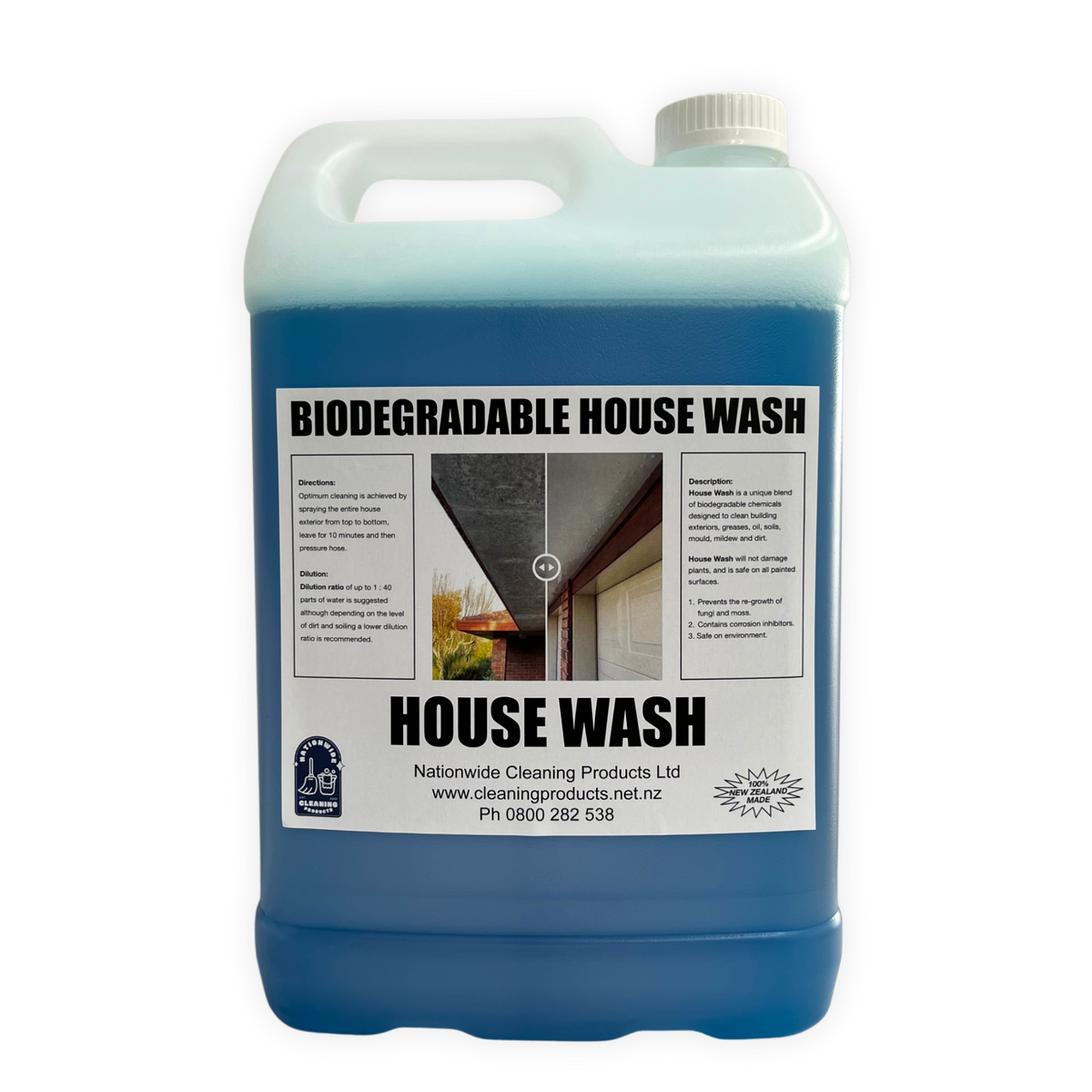 House Wash Formulation Concentrate 5 Litre Bottle