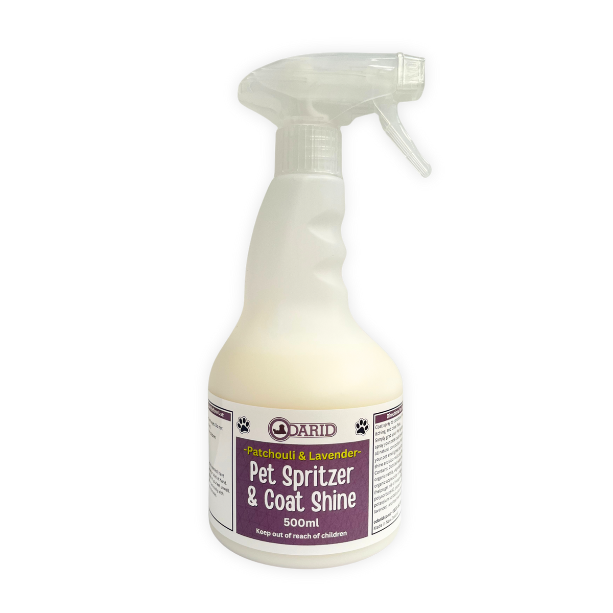 Pet Spritzer and Coat Shine 500ml Spray Bottle
