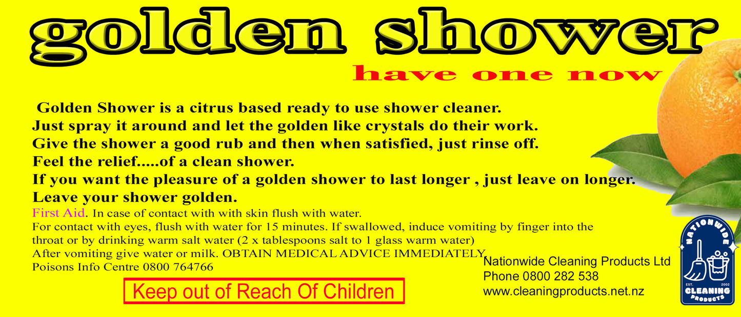 Golden Shower - Shower Cleaner 750ml RTU