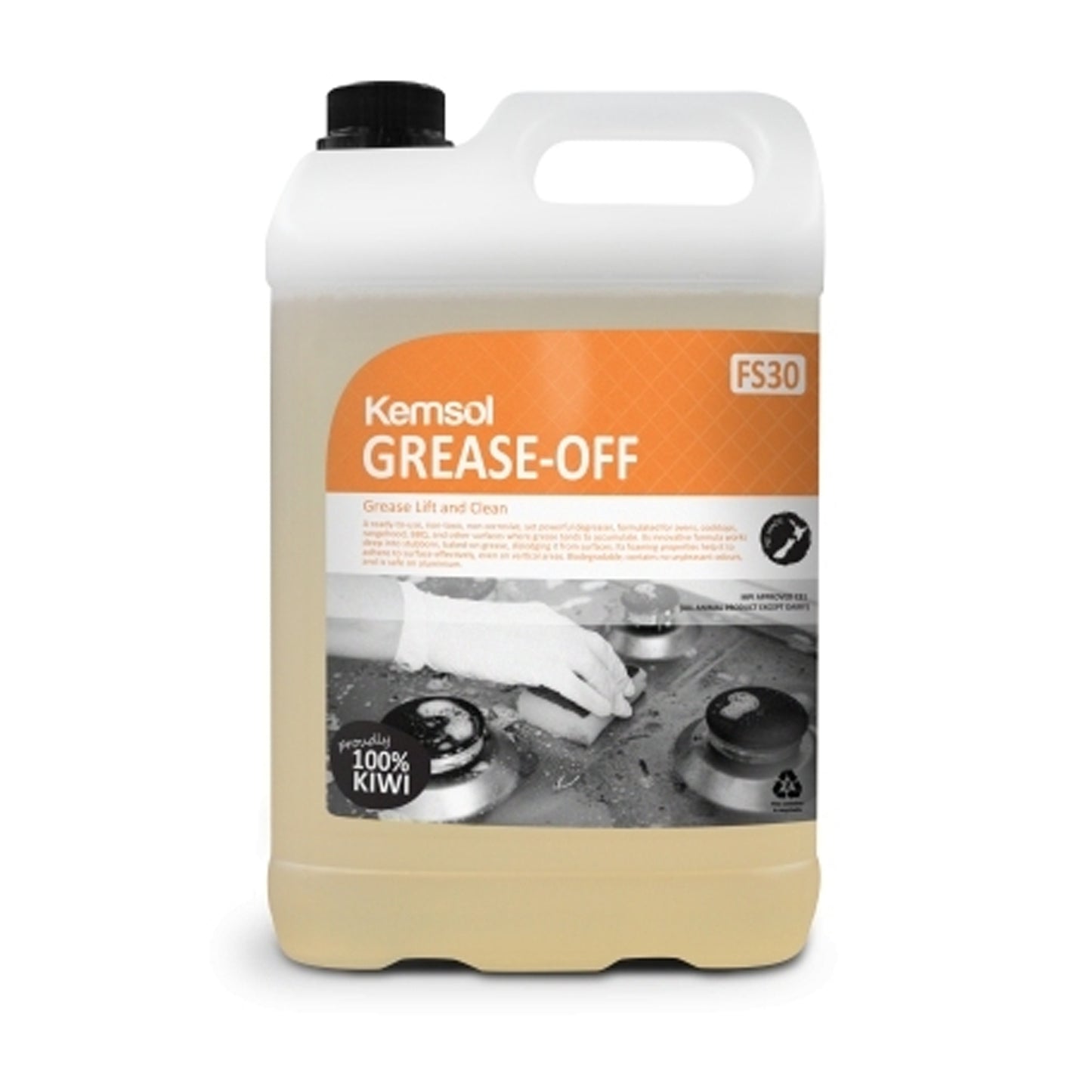 Grease Off Degreaser Ready to Use Non Toxic 5 Litre Kemsol
