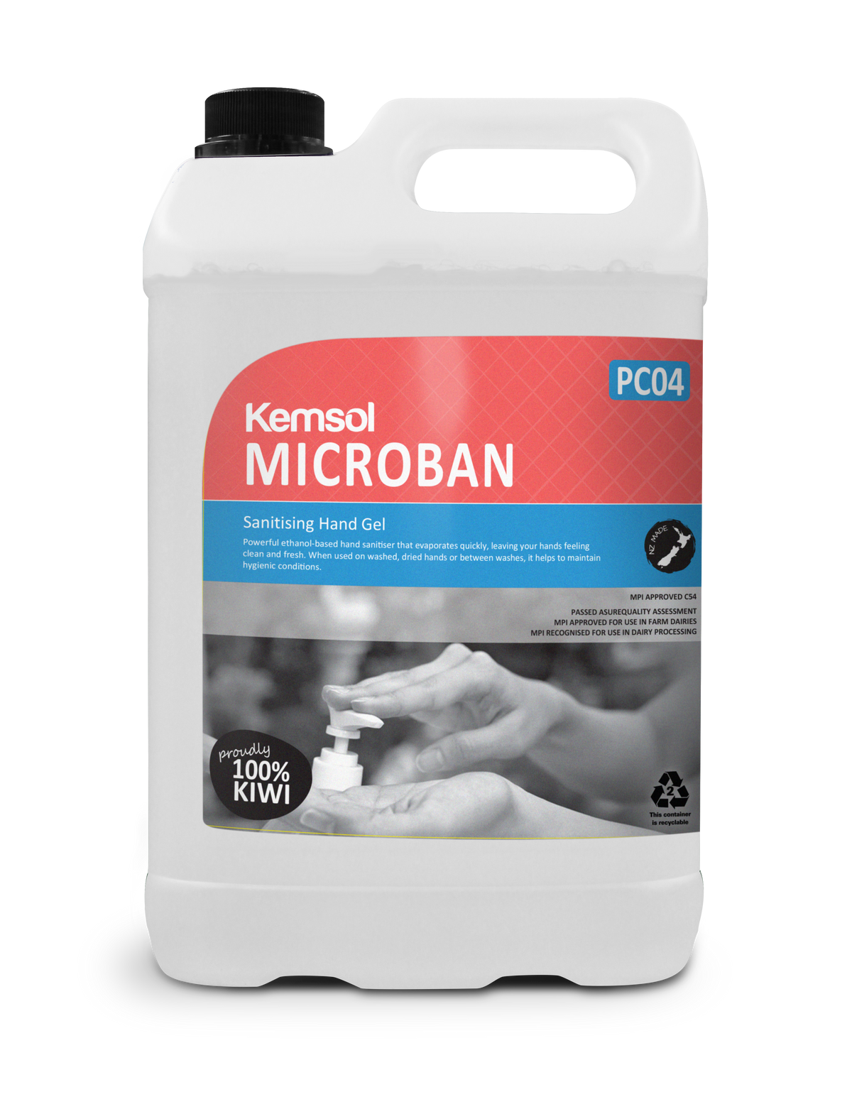 Kemsol Microban Sanitising Hand Gel
