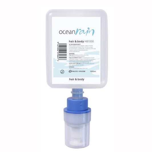 Ocean Rain Hair Shampoo & Body Wash 1000ml Cartridge