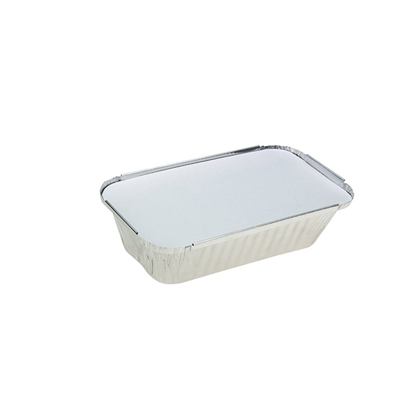 Uni-Foil Rectangle Takeaway Tray with Lid - Medium - Pack of 125