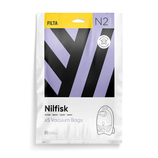 FILTA Nilfisk Sprint SMS Multi Layered Vacuum Bags 5 Pack - 10018 (F044)