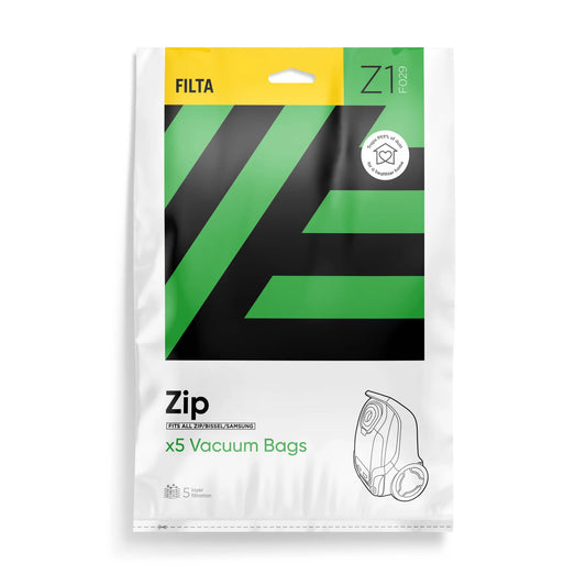 FILTA Zip SMS Multi Layered Vacuum Bags 5 Pack - 10071 (F029)