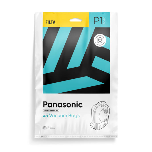 FILTA Panasonic SMS Multi Layered Vacuum Bags 5 Pack - 55010 (F040)