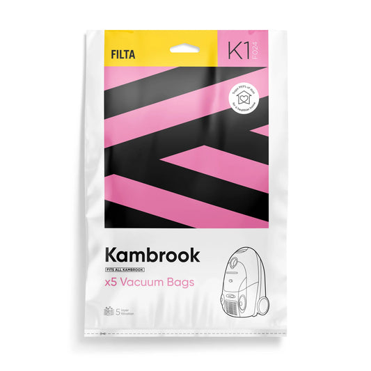 FILTA Kambrook Jaguar SMS Multi Layered Vacuum Bags 5 Pack - 60069 (F024)