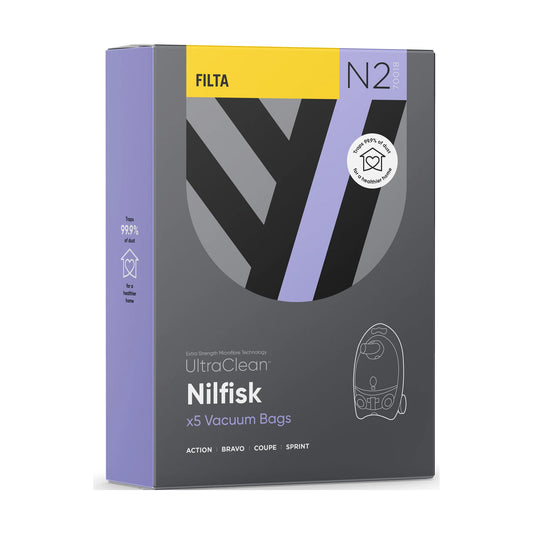 UltraClean Nilfisk Sprint SMS Multi Layered Vacuum Bags 5 Pack - 70018