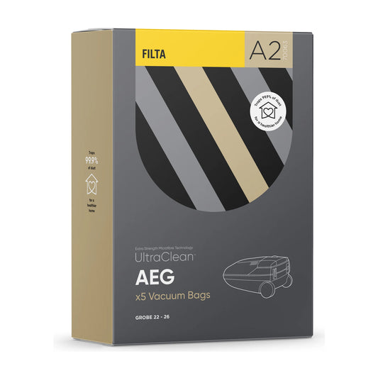 UltraClean AEG Grobe 22-26 SMS Multi Layered Vacuum Bags 5 Pack - 70063