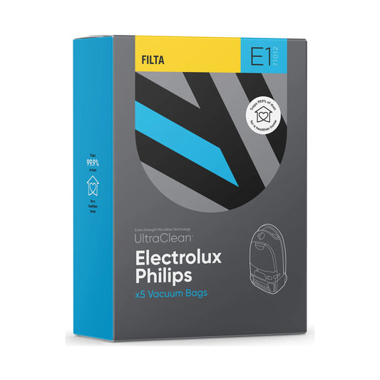 UltraClean Electrolux Philips SMS Multi Layered Vacuum Bags 5 Pack - 71012