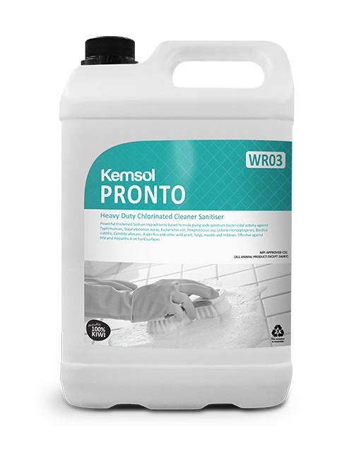 Kemsol Pronto Heavy Duty Chlorinated Cleaner Sanitiser