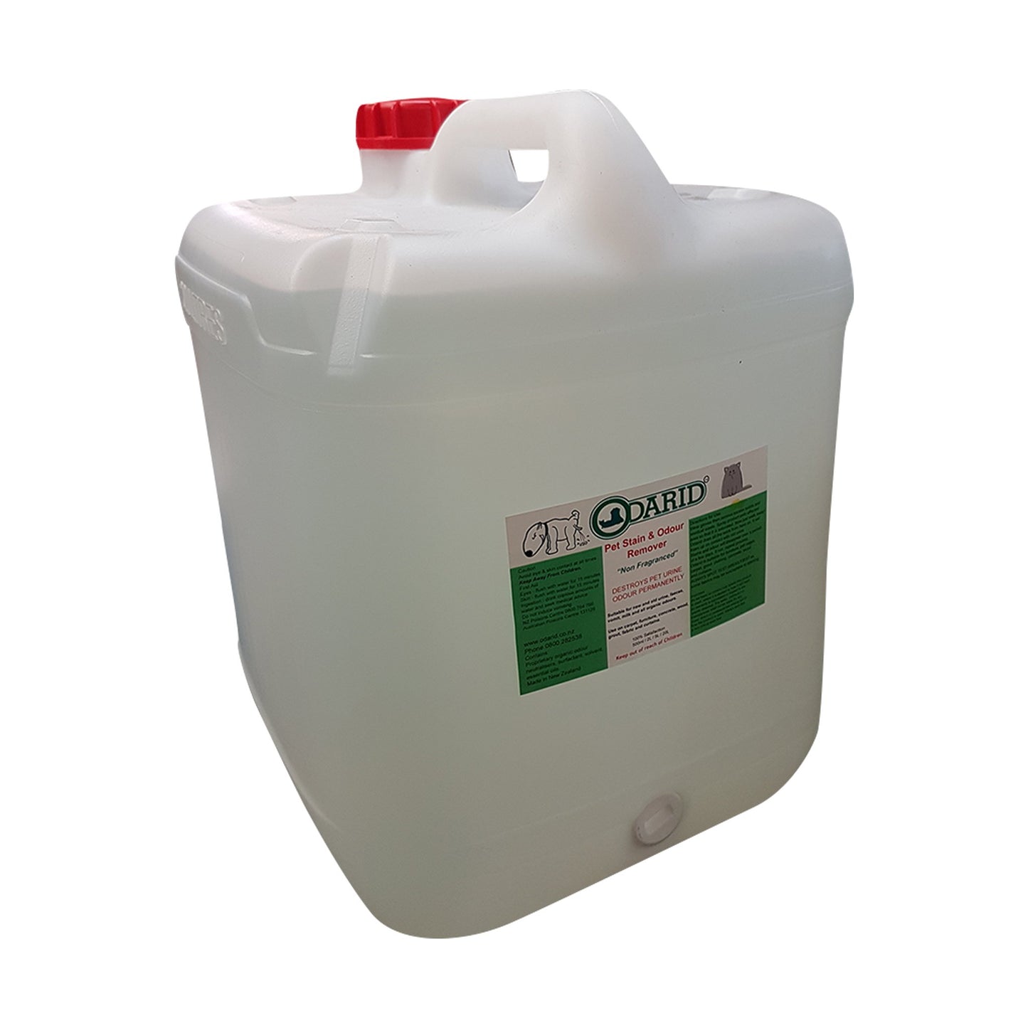 ODARID Pet Stain & Odour Remover Non Fragranced 20 Litre bottle