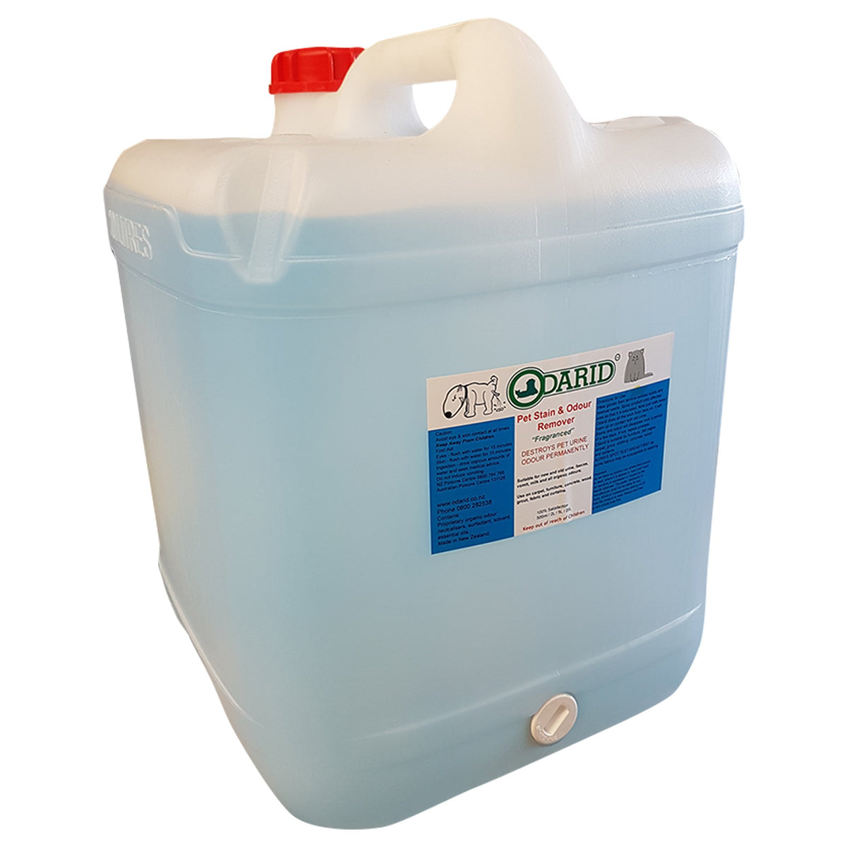 ODARID Pet Stain & Odour Remover Fragranced 20 Litre bottle
