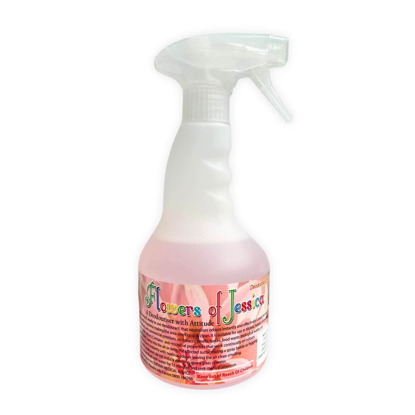 Flowers of Jessica Deodouriser Air Freshener 500ml Spray Bottle