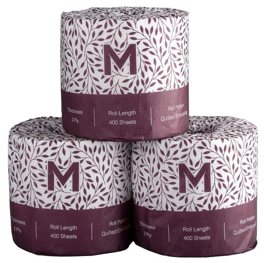 Luxury Wrapped Toilet Tissue, Boxed, 48 Rolls