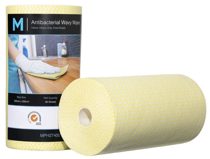 Antibacterial Wavy Wipes 90 Sheets