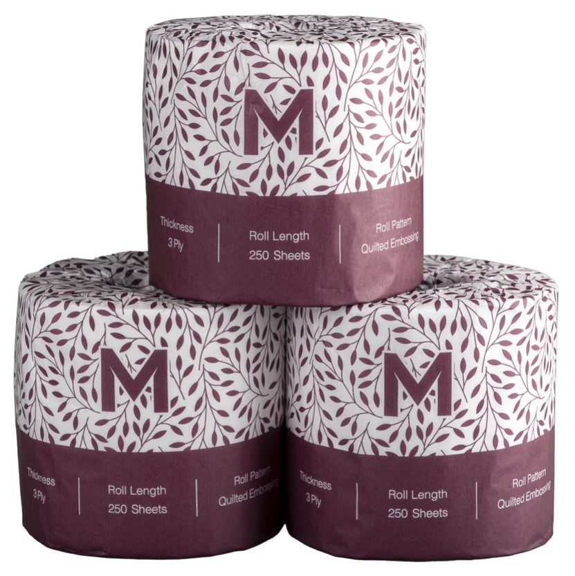 Luxury Wrapped Toilet Tissue, Boxed, 48 Rolls