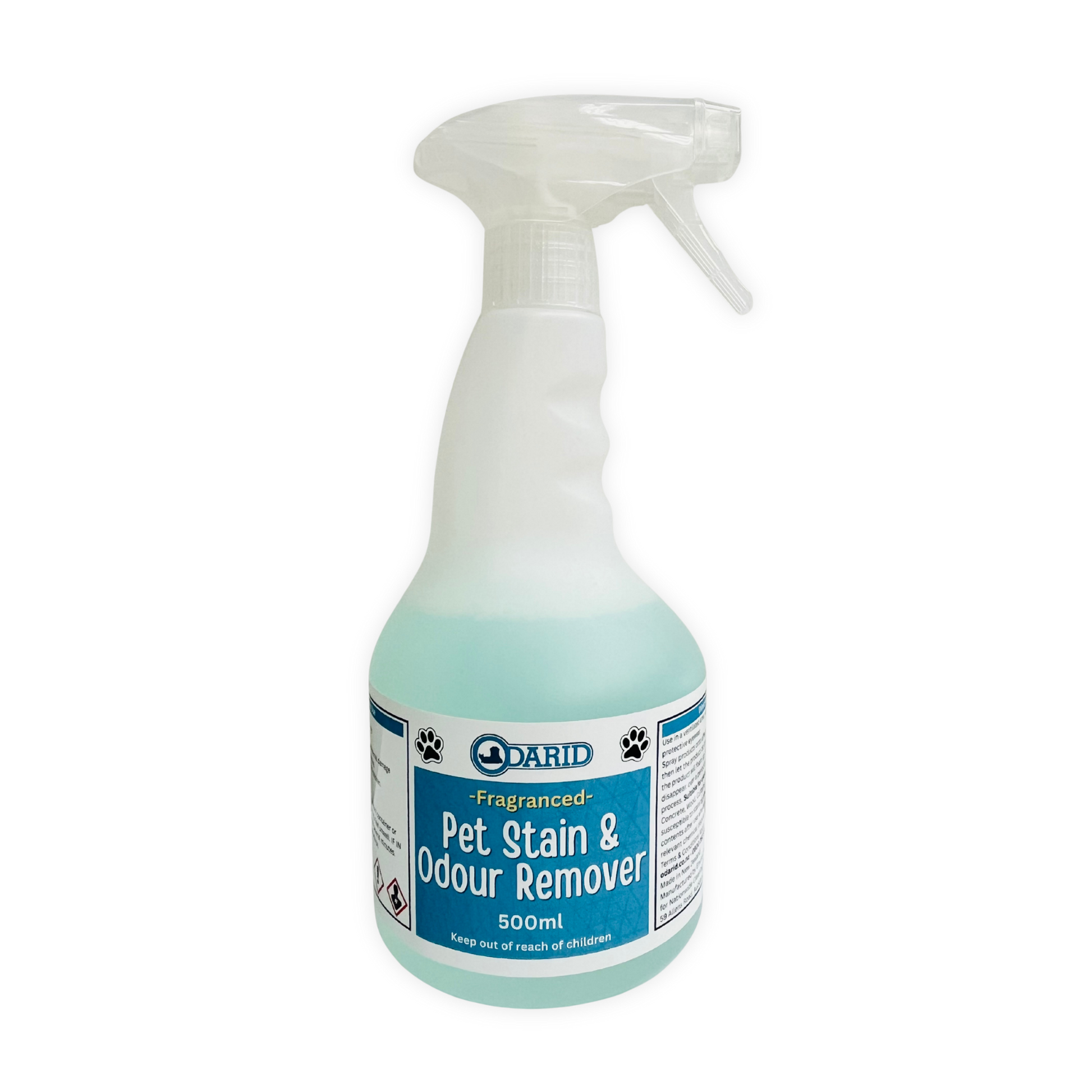 ODARID Pet Stain & Odour Remover Fragranced 500ml spray bottle