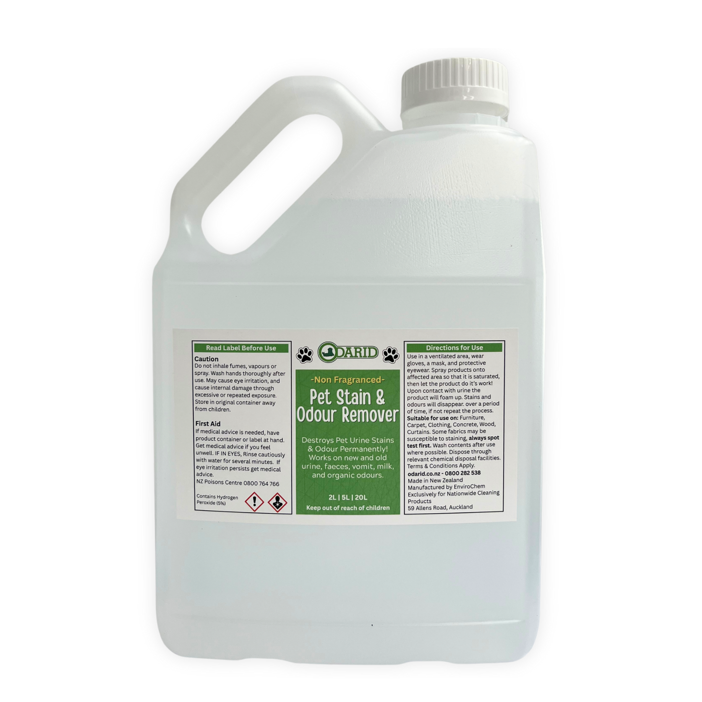 ODARID Pet Stain & Odour Remover - Non Fragranced