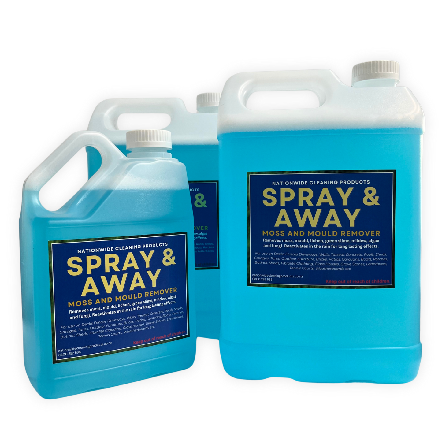 SPRAY & AWAY Moss, Mould, Lichen and Slime Remover