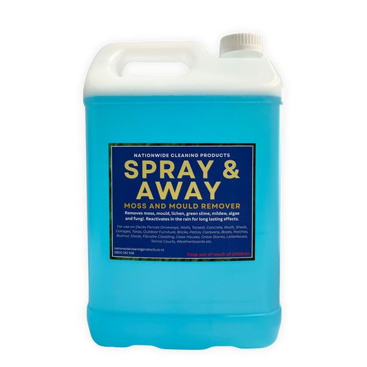 SPRAY & AWAY Moss, Mould, Lichen and Slime Remover 5 Litre Bottle