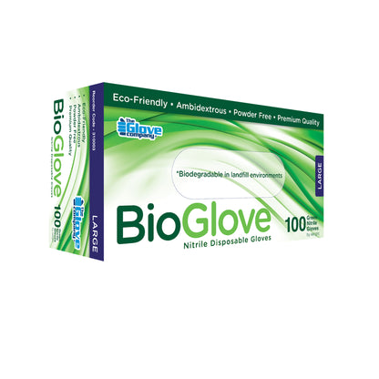 BioGlove Nitrile Disposable Gloves 100pack - Select Your Size