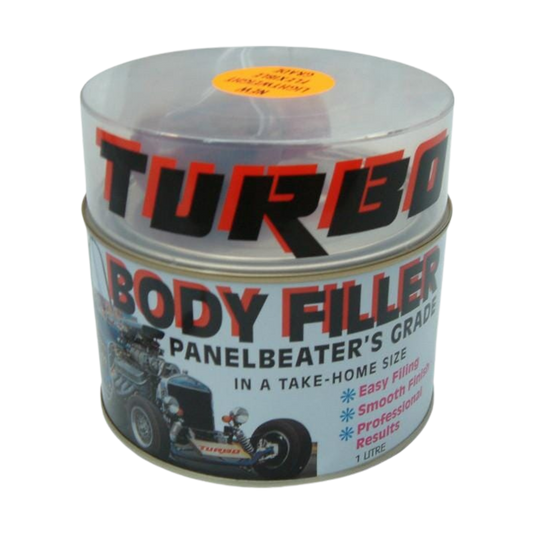 Turbo Body Filler Panelbeater's Grade 1 Litre Bottle