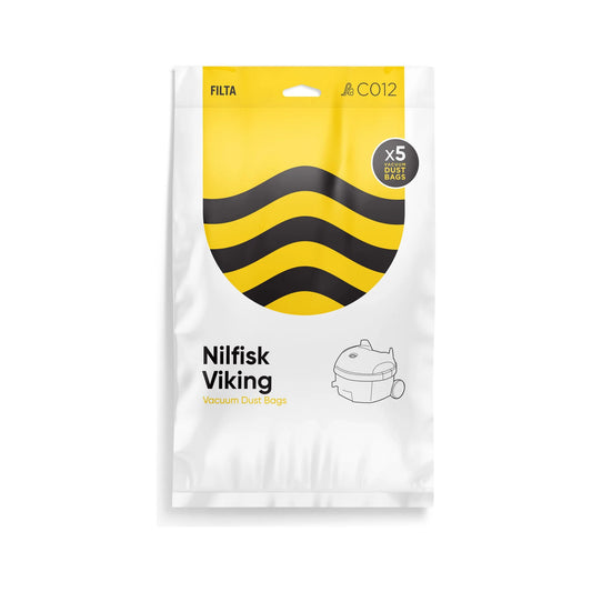 FILTA Nilfisk Viking SMS Multi Layered Vacuum Bags 5 Pack - 10019 (C012)
