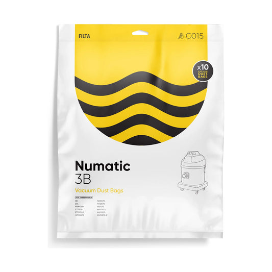 FILTA Numatic 3B SMS Multi Layered Vacuum Bags 10 Pack - 20093 (C015)