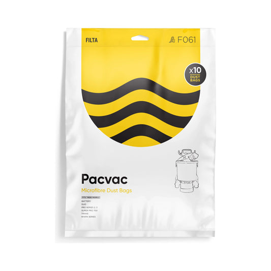 FILTA PacVac SuperPro SMS Multi Layered Vacuum Bags 10 Pack - 61021 (F061)