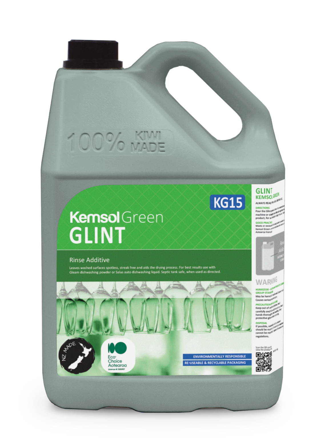 Kemsol Green Glint Rinse Aid - Select Your Size