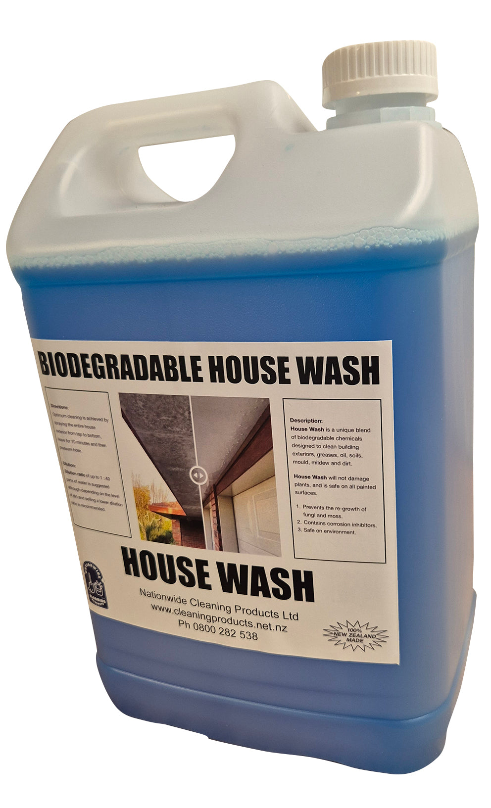 House Wash Formulation Concentrate - Gentle Detergent Wash