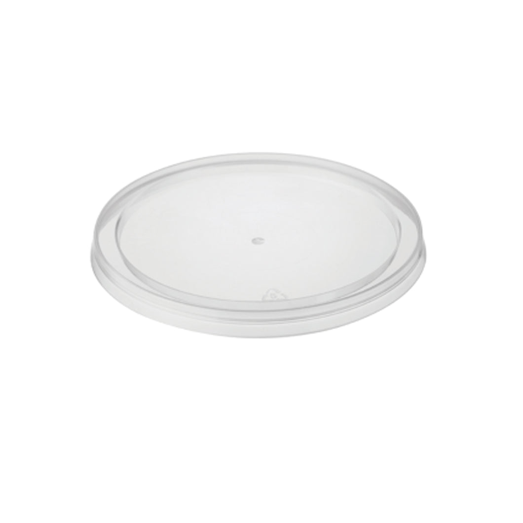 MicroReady® Round Flat Takeaway Container Flat Lids 120mm Dia CR-MRLID - Select Your Qty