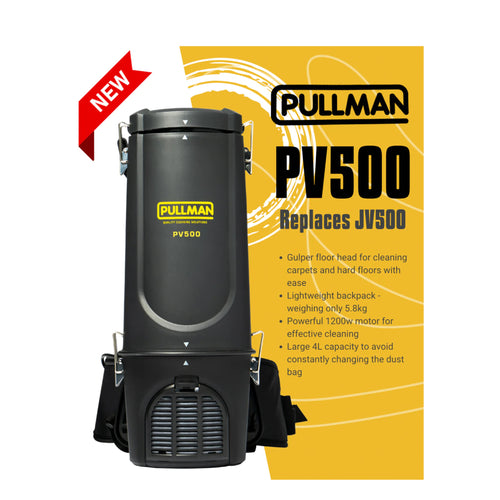 Pullman Back Pack Dry Commercial Vacuum Cleaner PV500 NEW
