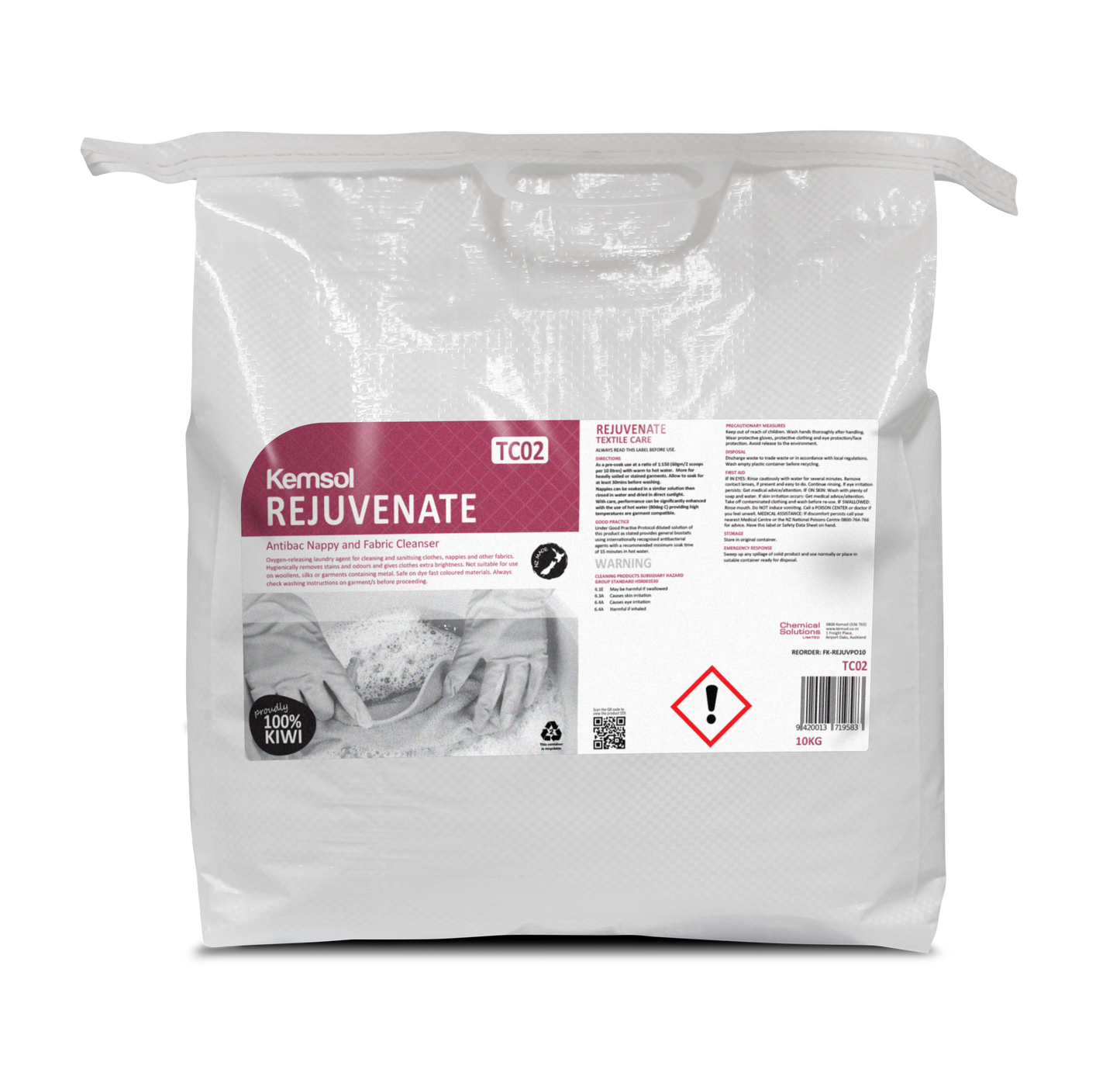 Kemsol Rejuvenate Antibacterial Nappy and Fabric Cleanser