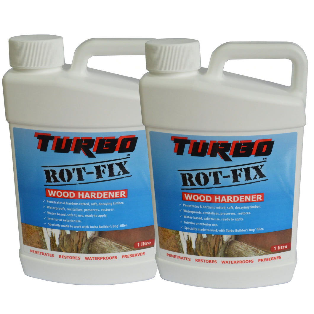 Rot-Fix Wood Hardener 1 Litre DOUBLE UP SPECIAL