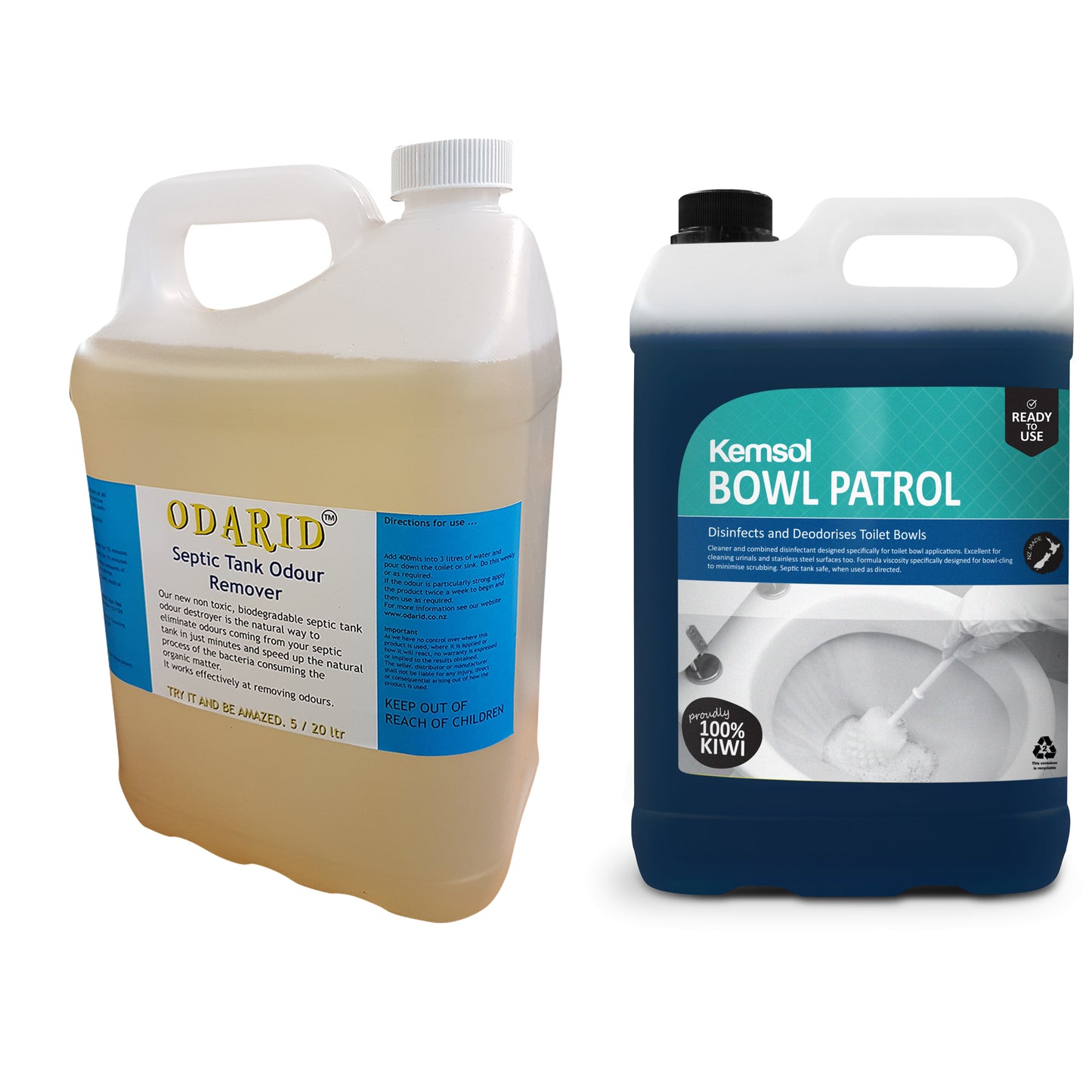 Septic Tank Odour Remover & Septic Safe Toilet Bowl Cleaner 5 Litres