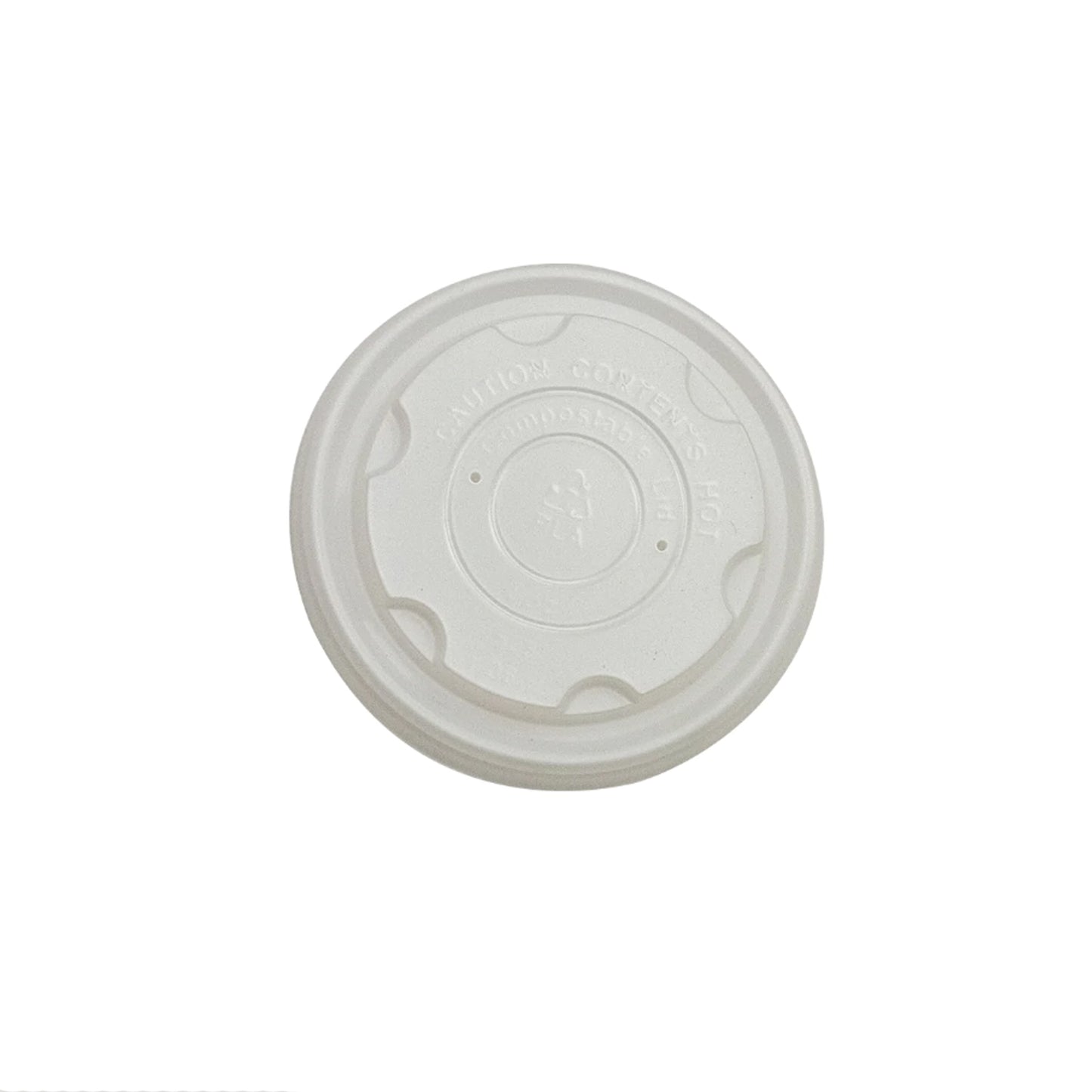 Soup Bowls Lids CPLA 12/16oz White 1500/157 - Select Your Qty