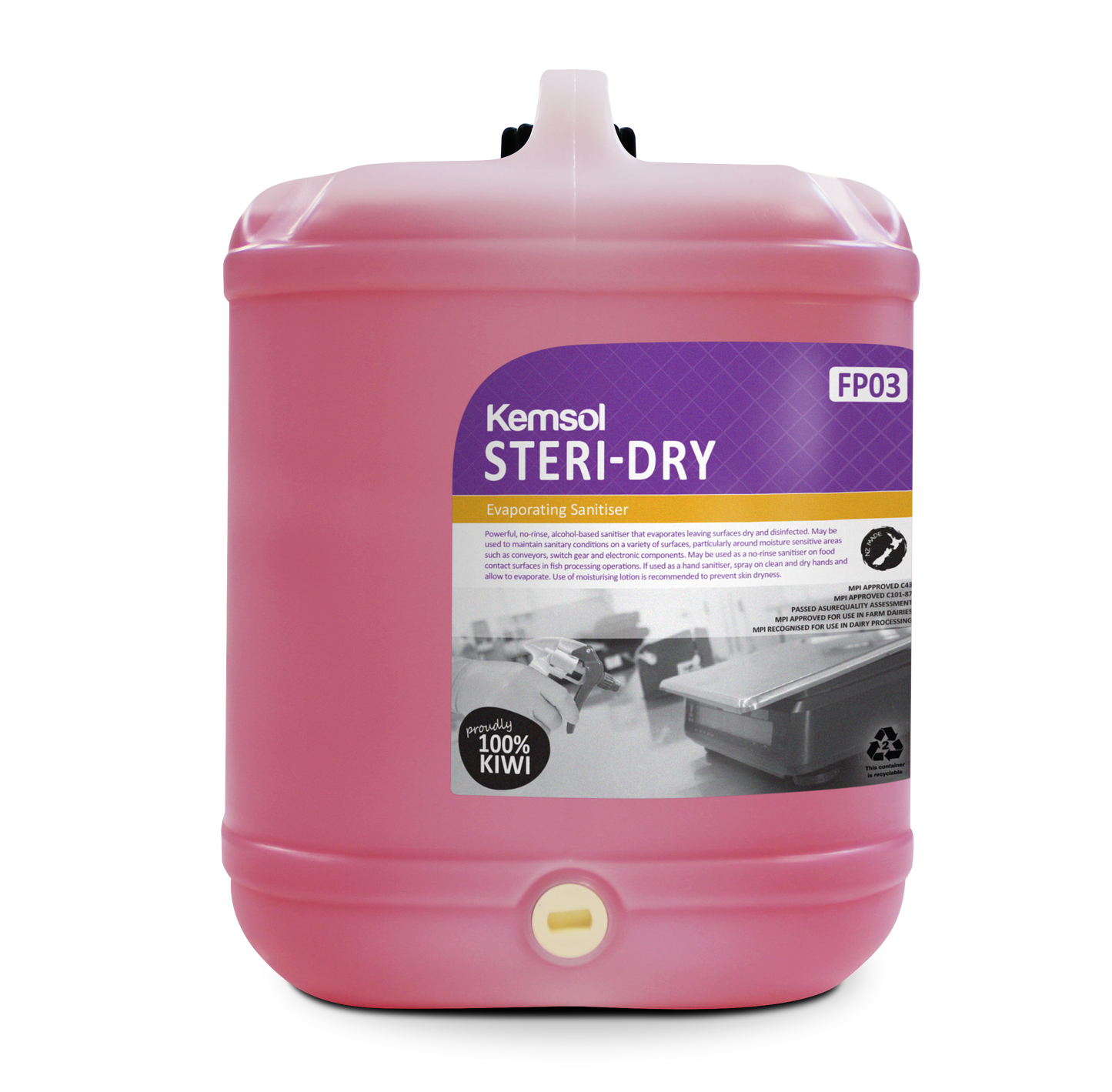 Kemsol Steri-Dry Evaporating Sanitiser
