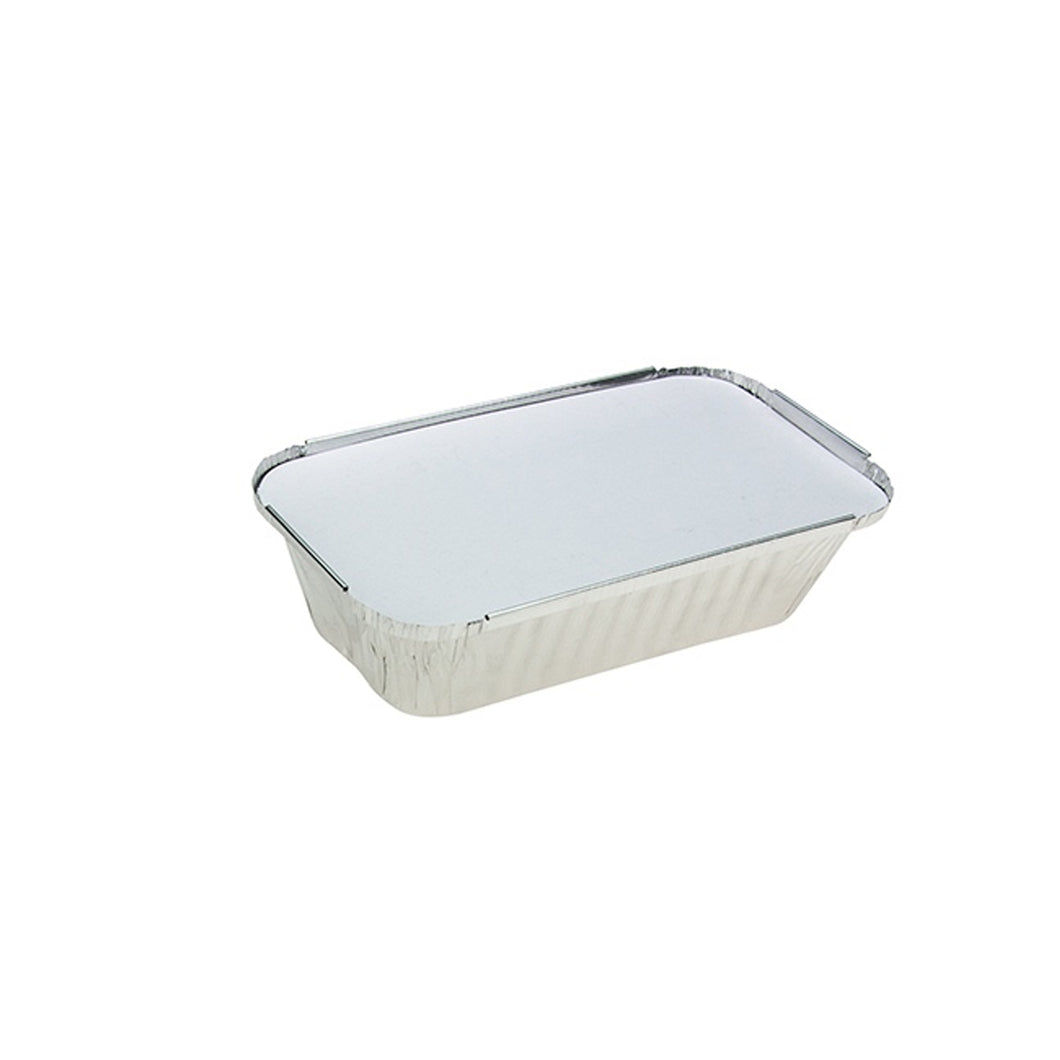 Uni-Foil Rectangle Takeaway Tray with Lid - Medium 1200/207 - Select Your Qty