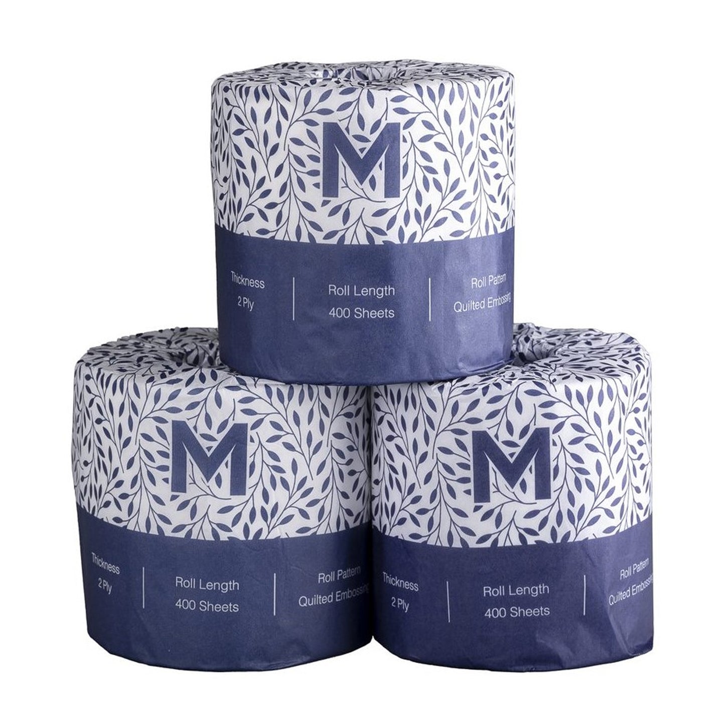 Toilet Rolls Large 400sheet 2 Ply Wrapped Pack of 48 = $1.00 per Roll