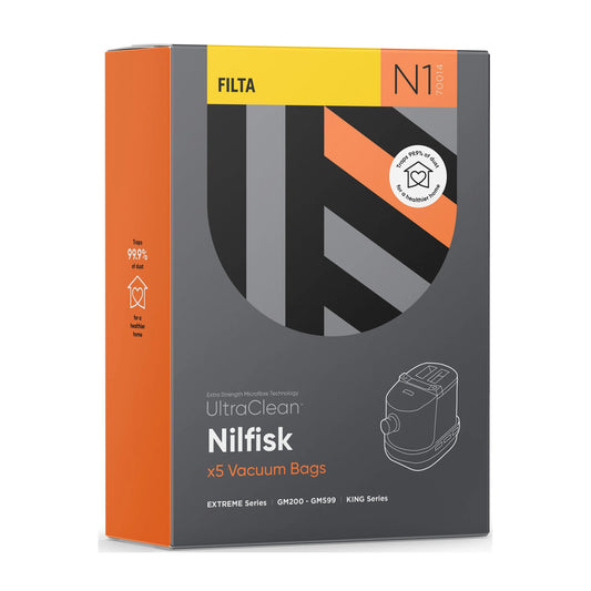 UltraClean Vacuum Dust Bags 5pack Nilfisk 70014