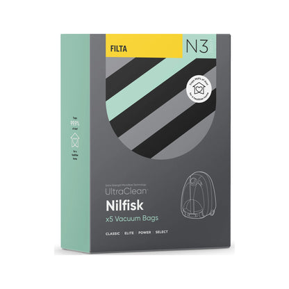 Ultraclean Vacuum Dust Bags Nilfisk 5pack 70017