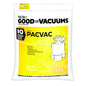 PACVAC Vacuum Dust Bags 10 Pack 61000 C065