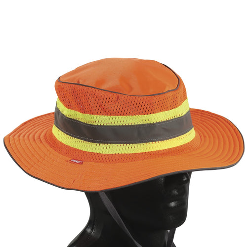 Hi-Vis Full Brim Safari Hat Choose Your Size