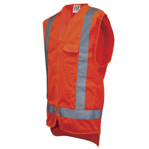 Day/Night Orange Safety Vests Choose Your Size