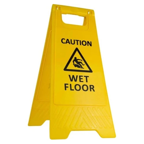 Safety Sign Yellow- Wet Floor