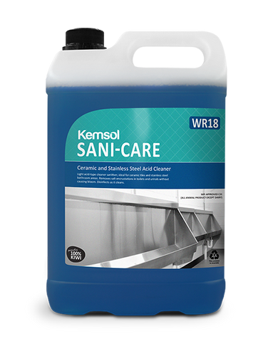 Sani-Care Ceramic and Stainless Steel Acid Cleaner - Select Your Size