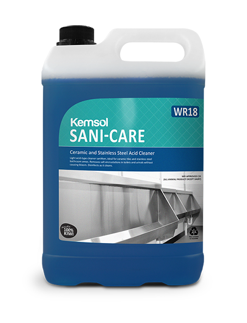 Sani-Care Ceramic and Stainless Steel Acid Cleaner - Select Your Size