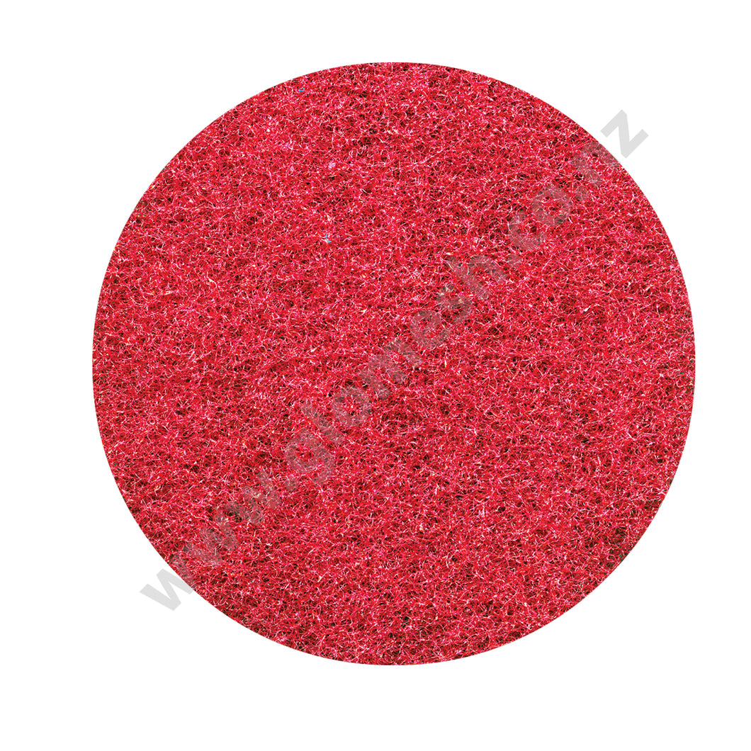 Floor Pad Glomesh 400mm Spray Buffing Red